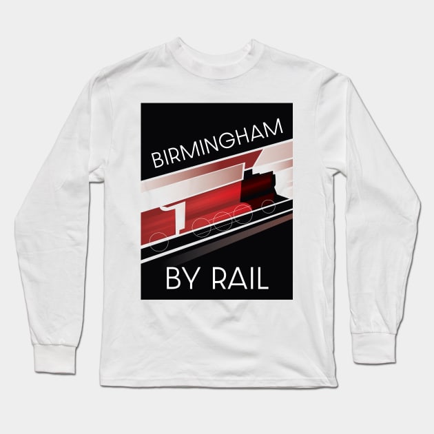 Birmingham By Rail Long Sleeve T-Shirt by nickemporium1